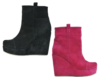 женские полусапоги на танкетке осень зима Shoe Qwix